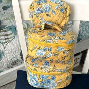 Three cosmetic bags like new condition by Quilted Keepers